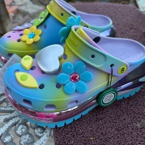 Limited Edition Lazy Oaf C Crocs Mega Crush Clog